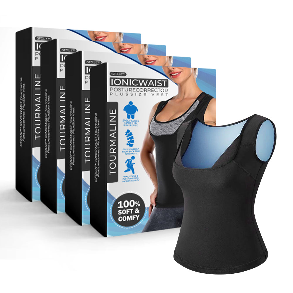 IONICWAIST Tourmaline Posturecorrect PlusSize Vest