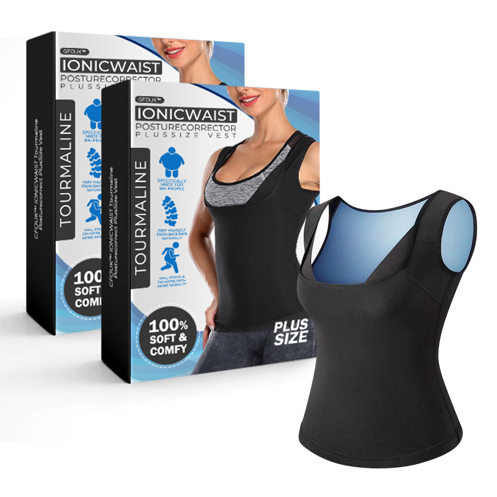 IONICWAIST Tourmaline Posturecorrect PlusSize Vest